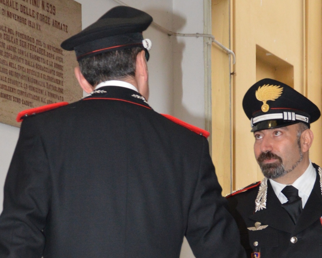 Il comandante della Legione Carabinieri. Marche in visita alla caserma di Senigallia