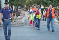 Polizia a fianco del Pedibus