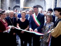 L'inaugurazione della mostra