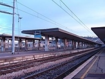 L'arresto vicino la stazione